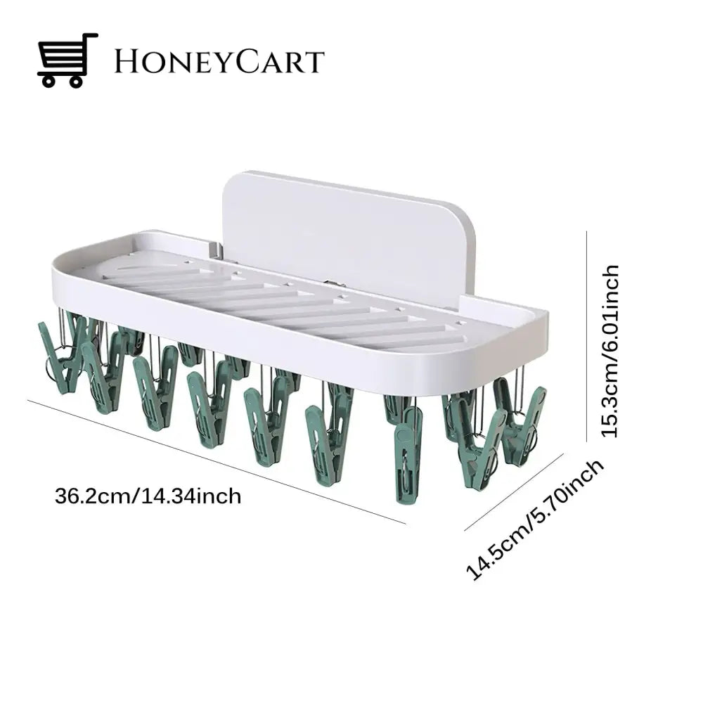 Wall-Mounted Hooks Bathroom Drying Rack Accessories