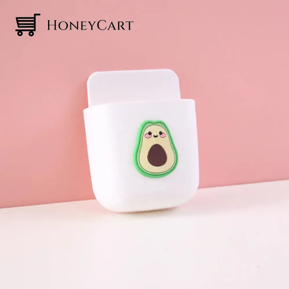 Wall-Mounted Mobile Phone Charging Box White