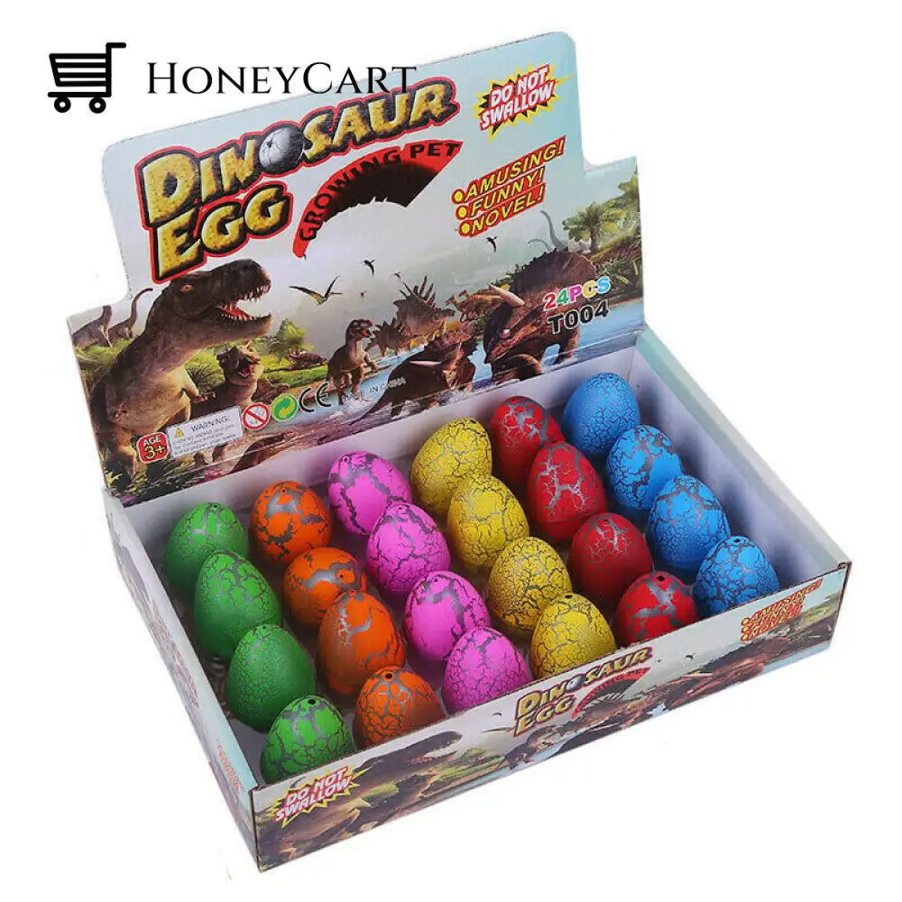 Warm Up For Easter Interesting Watercolor Cracked Dinosaur Hatching Egg. Color Crack /