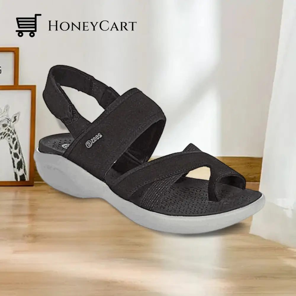 Washable Sports Sandals Black / 35
