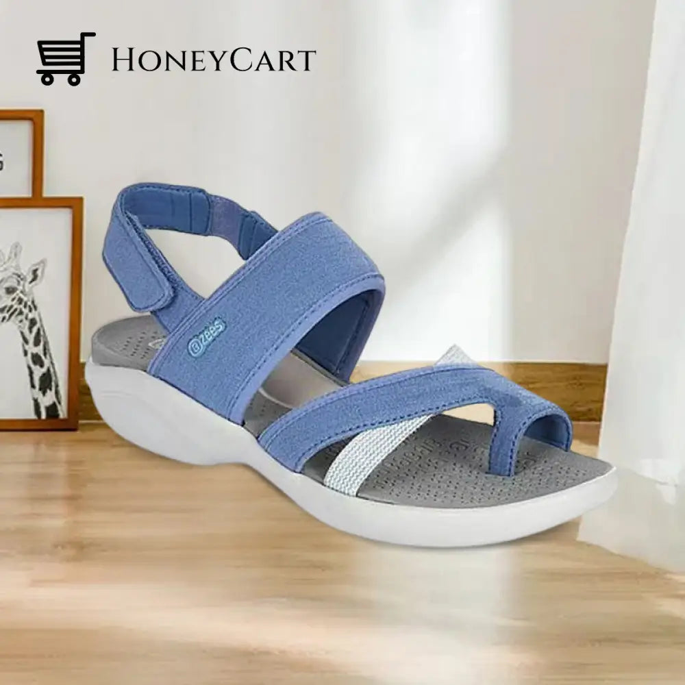 Washable Sports Sandals Blue / 35