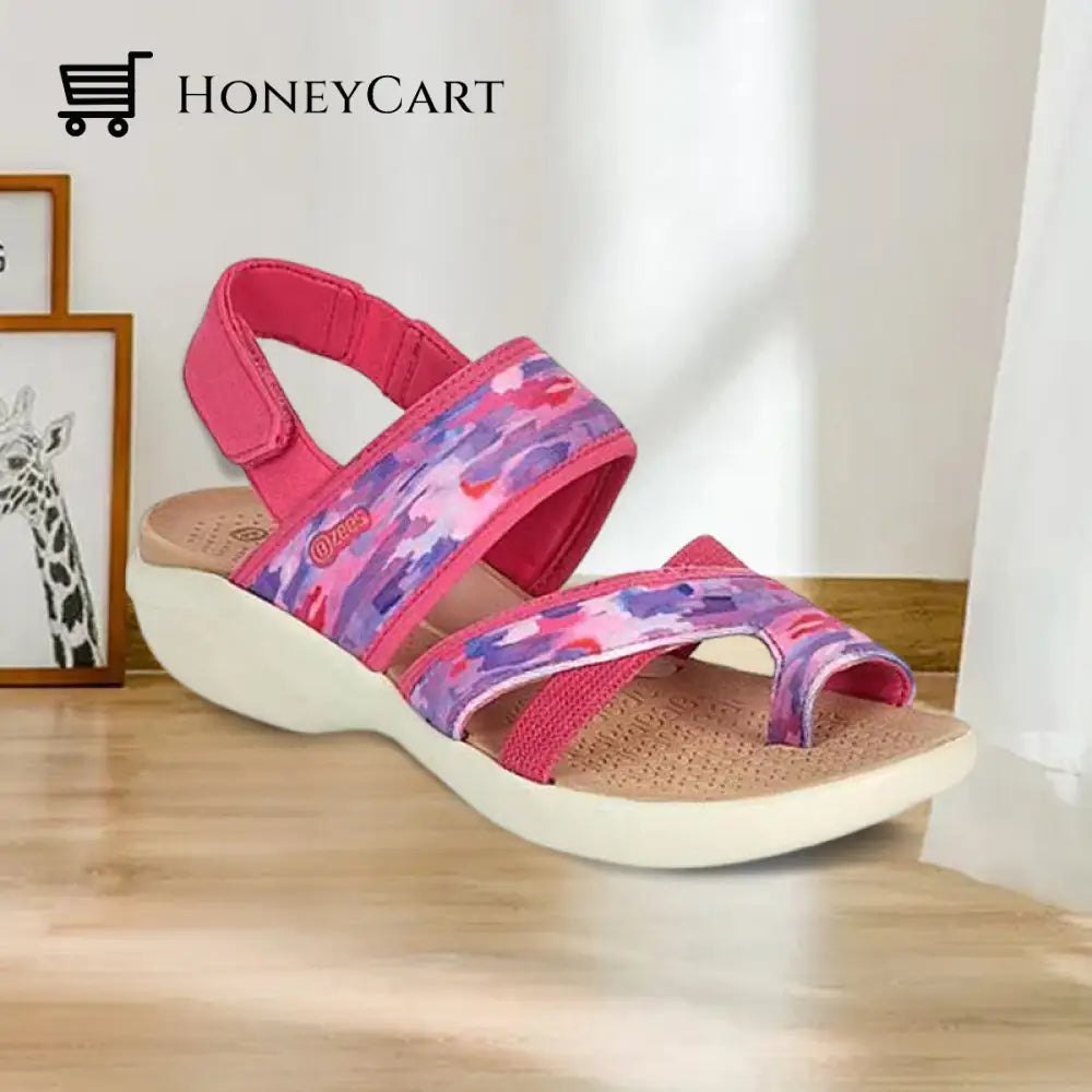 Washable Sports Sandals Red / 35