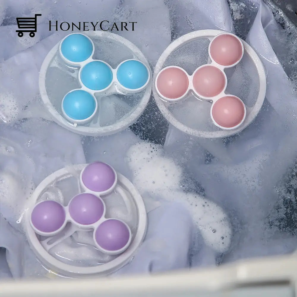 Washing Machine Hair Filter Mesh Bags Purple