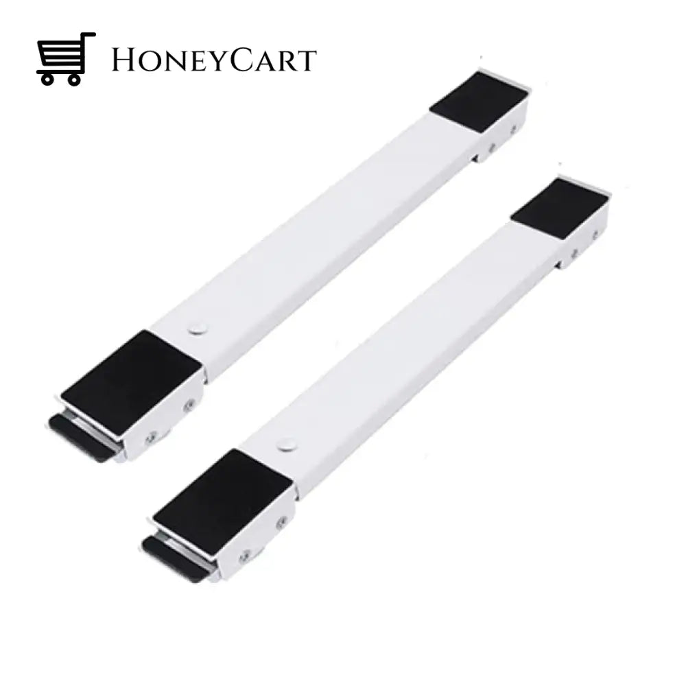 Washing Machine Stand White 2Pcs