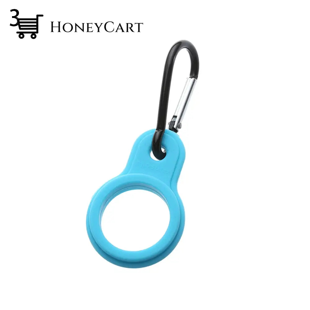 Water Bottle Holder Keychain Light Blue Belt Buckles