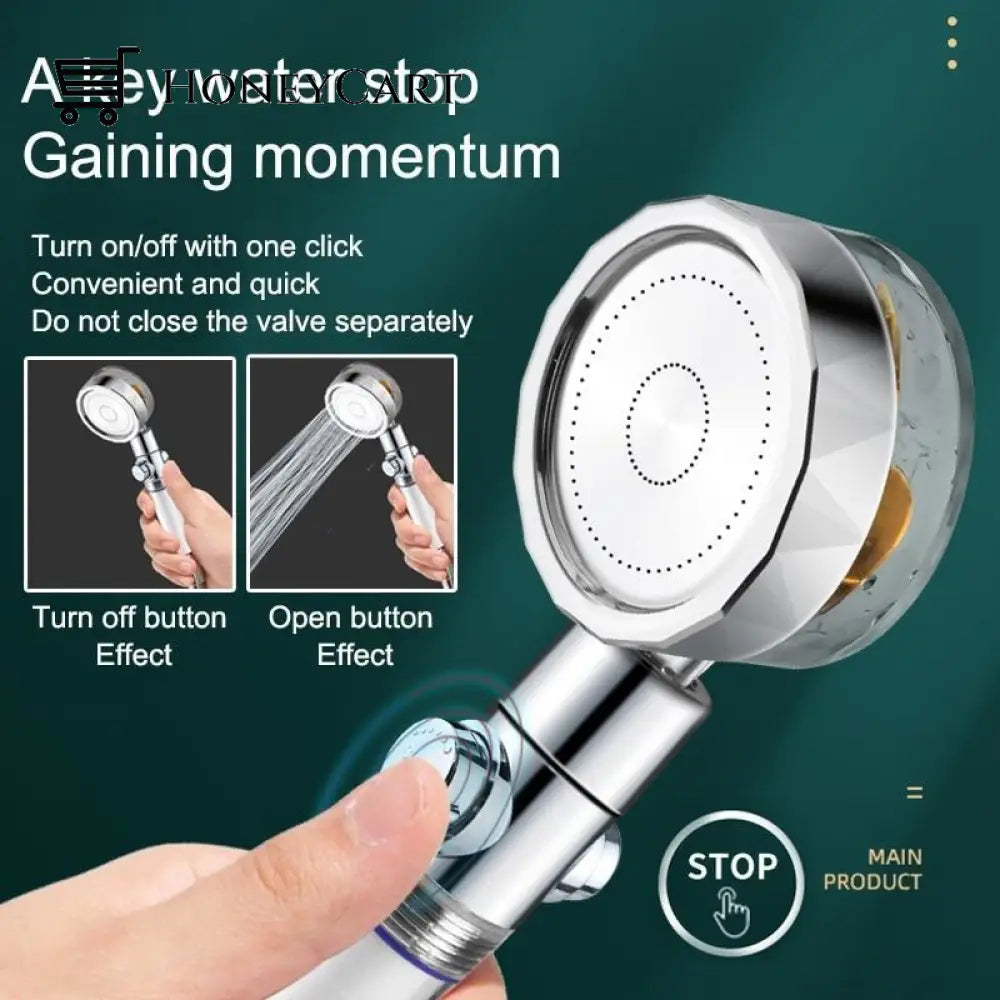 Water Saving Flow 360° Rotating High-Pressure Shower