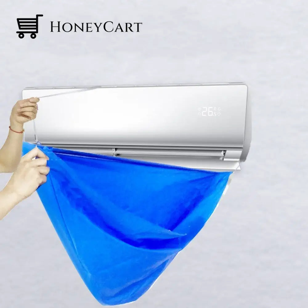 Waterproof Air Conditioner Cleaning Cover Plastic