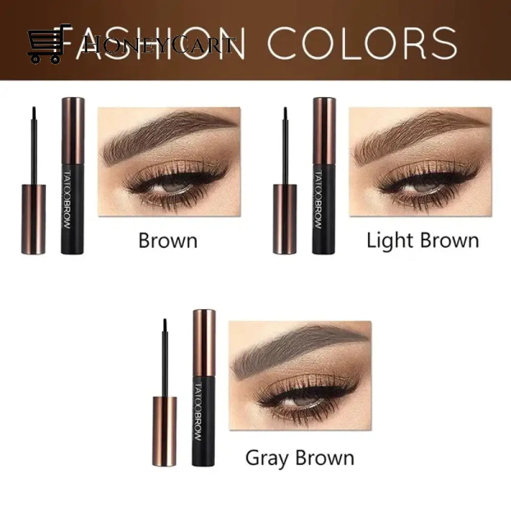 Waterproof Semi Permanent Eyebrow Gel Brown / Light Eye