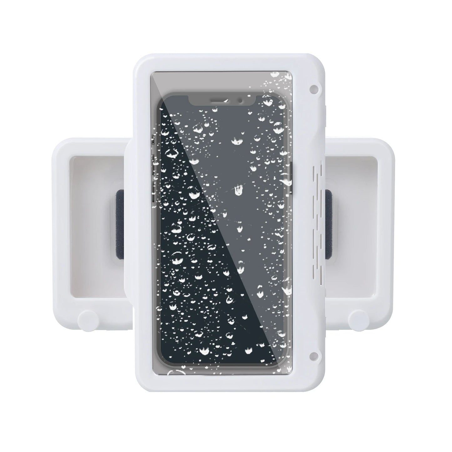 Waterproof Shower Phone Holder – 360° Rotating Anti-Fog Case for High Sensitivity Access, Perfect for Your Bathroom Wall