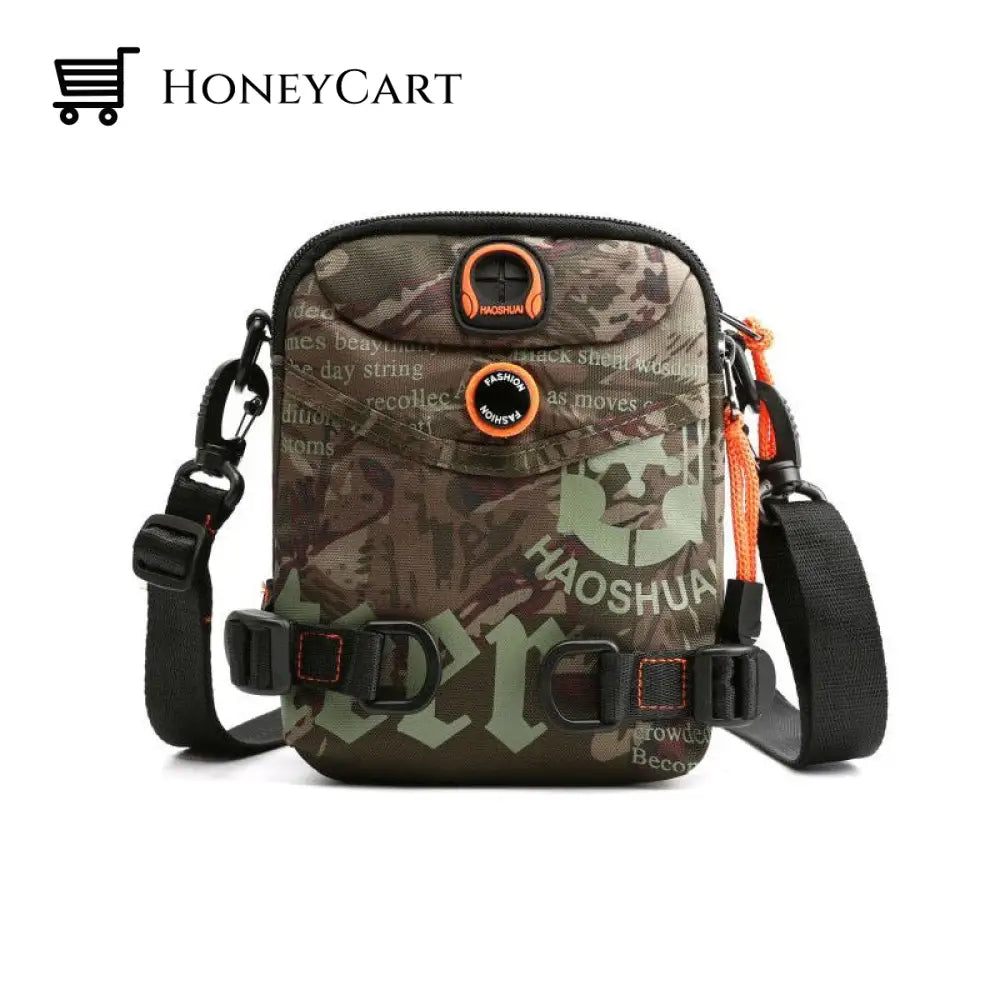Waterproof Sporty Crossbody Bag Camouflage 02 Backpacks
