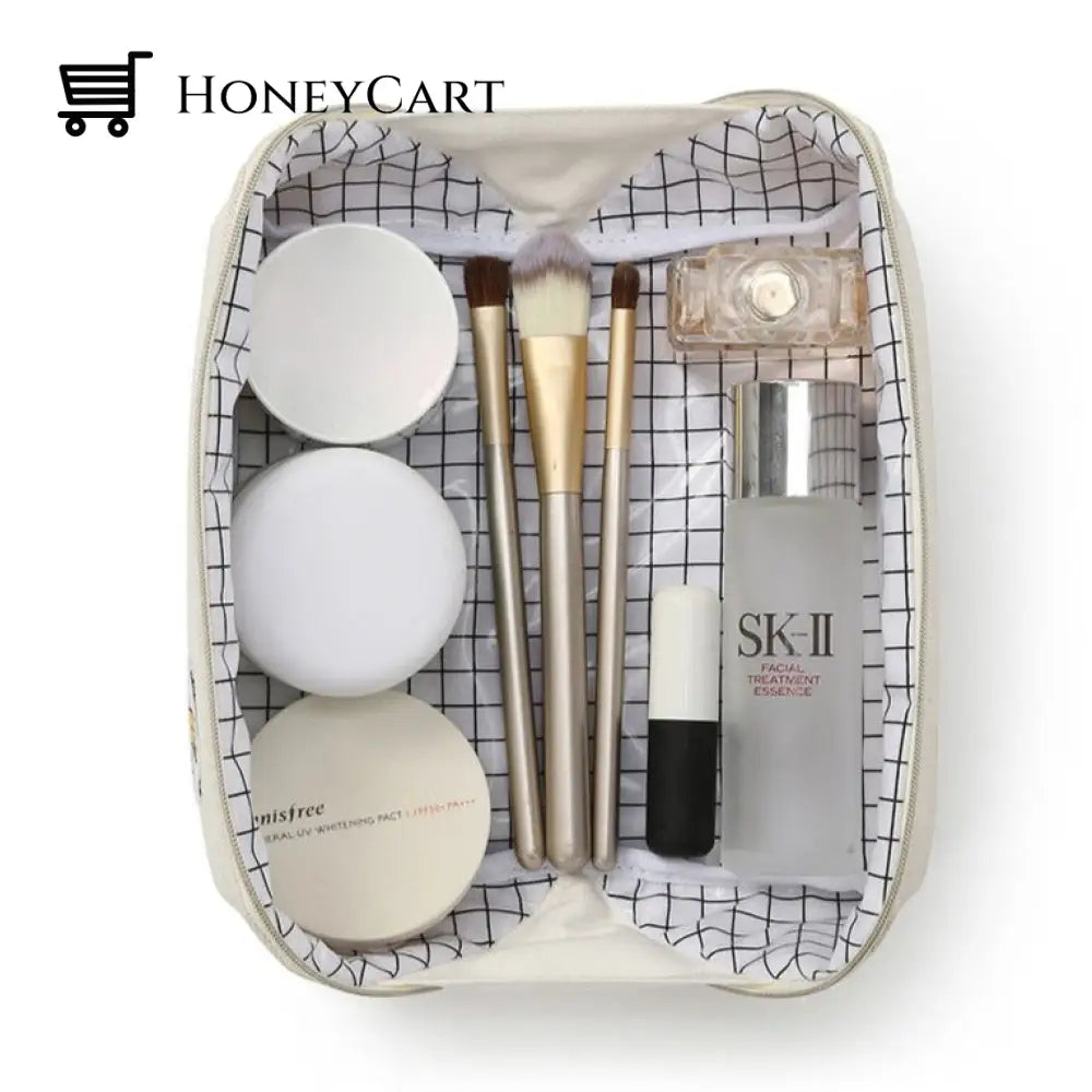 Waterproof Wide Open Makeup Bag Tools