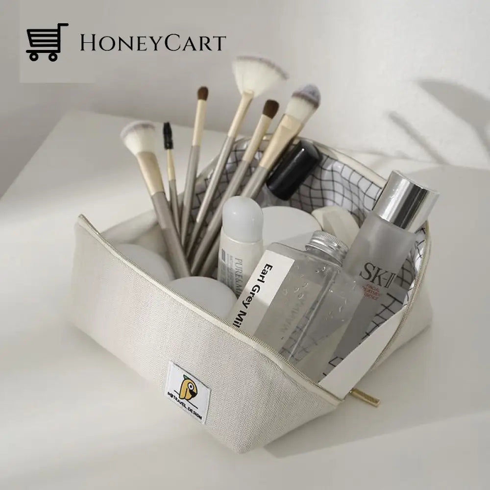 Waterproof Wide Open Makeup Bag Tools