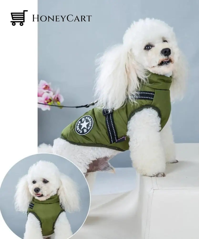 Waterproof Winter Jacket With Built In Harness Tool