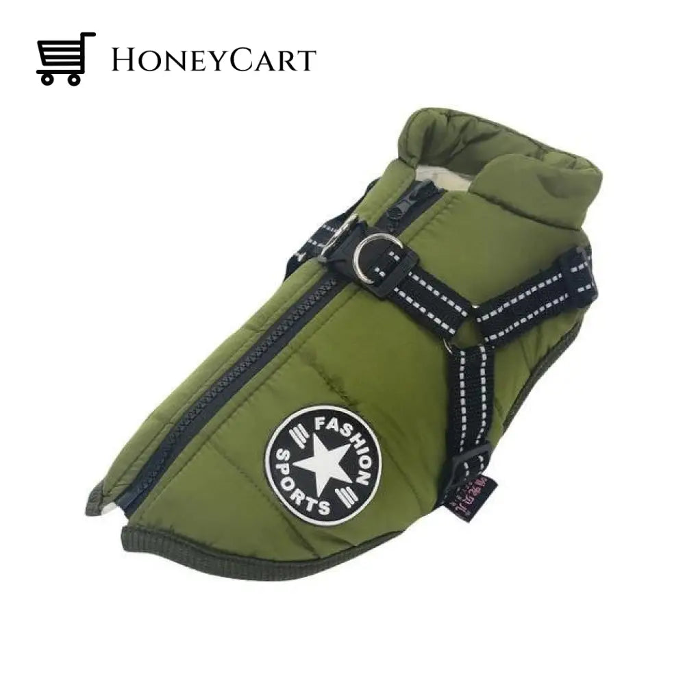 Waterproof Winter Jacket With Built In Harness Tool