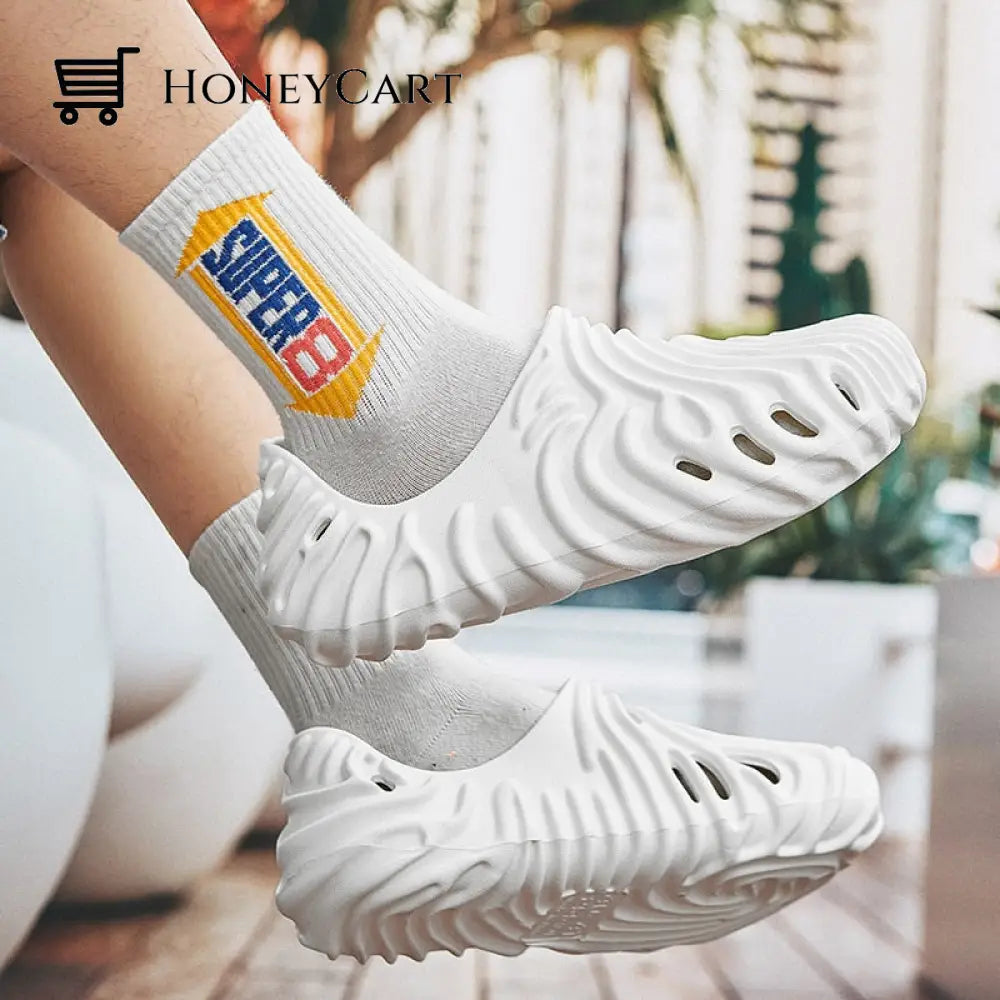 Wavy Comfy Breathable Beach Slippers Shoes