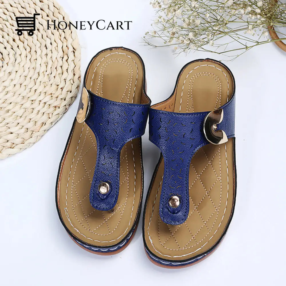 Wedge Heel Flip Flops