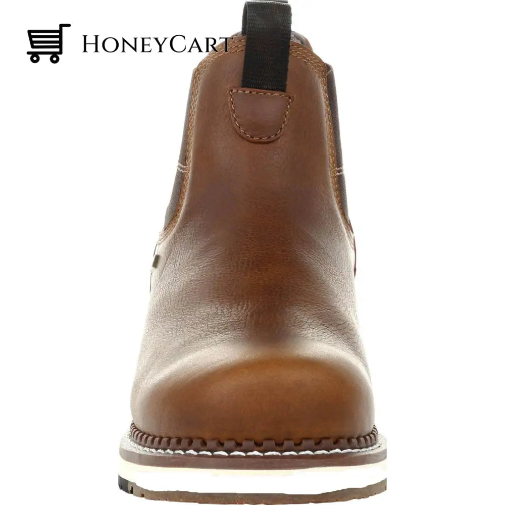 Wedge Mens Waterproof Chelsea Work Boots