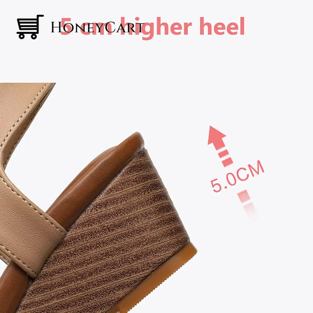 Wedge Sandals For Women Closed Toe Ltt-Shoes