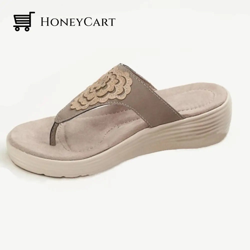 Wedge Sandals Soft Elastic Sole Summer Flip-Flops