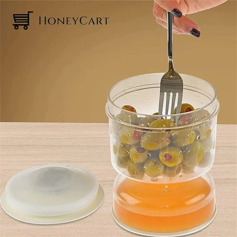 Wet And Dry Separation Pickle Jar Plastic