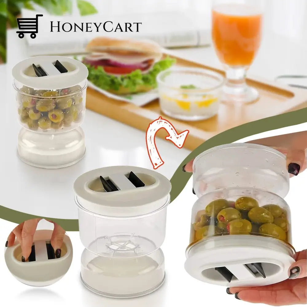 Wet And Dry Separation Pickle Jar Plastic