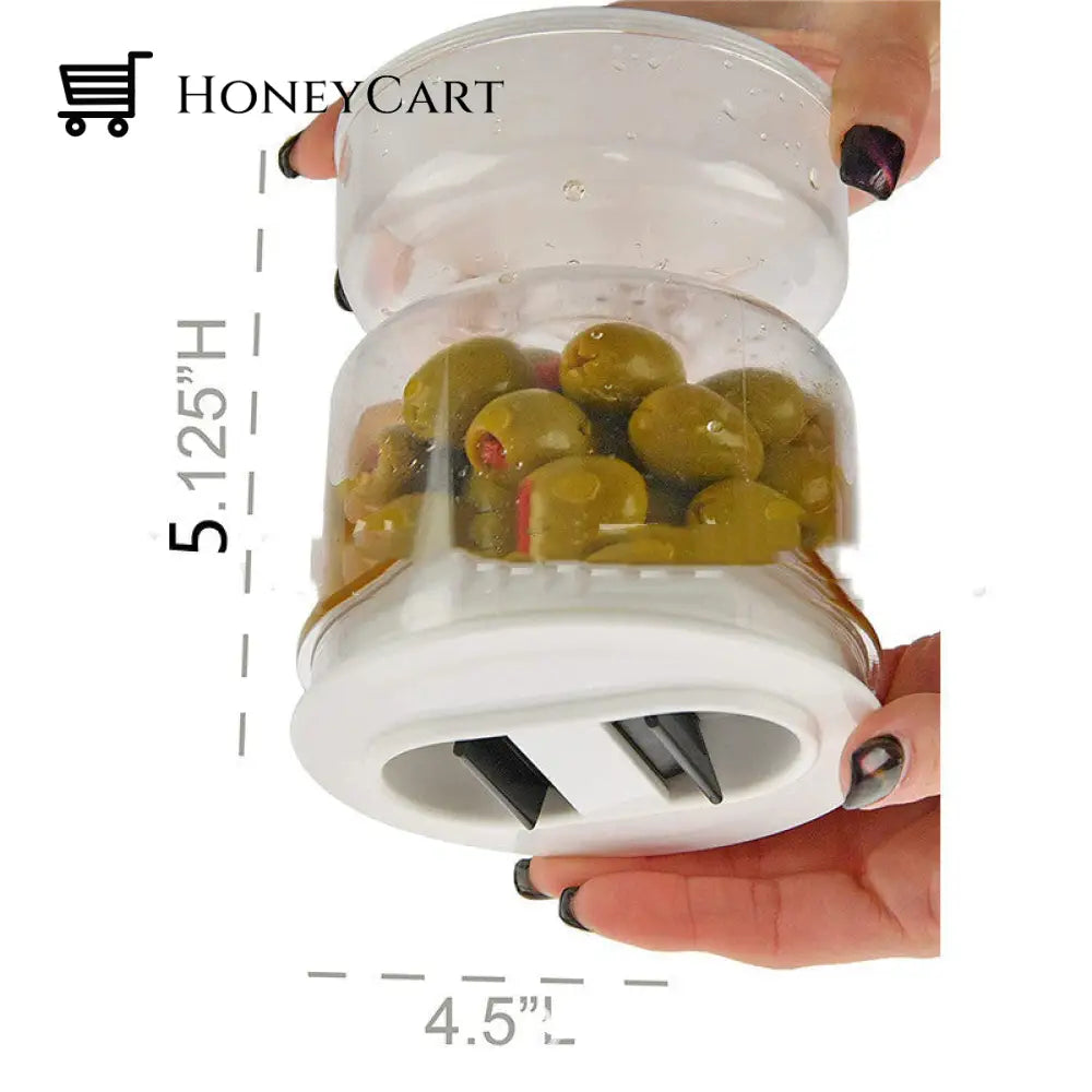 Wet And Dry Separation Pickle Jar Plastic