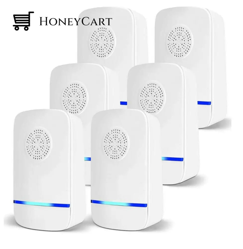 Wide Range Ultrasonic Mice Pest Rodent Repellent Deterrent 6 Pcs