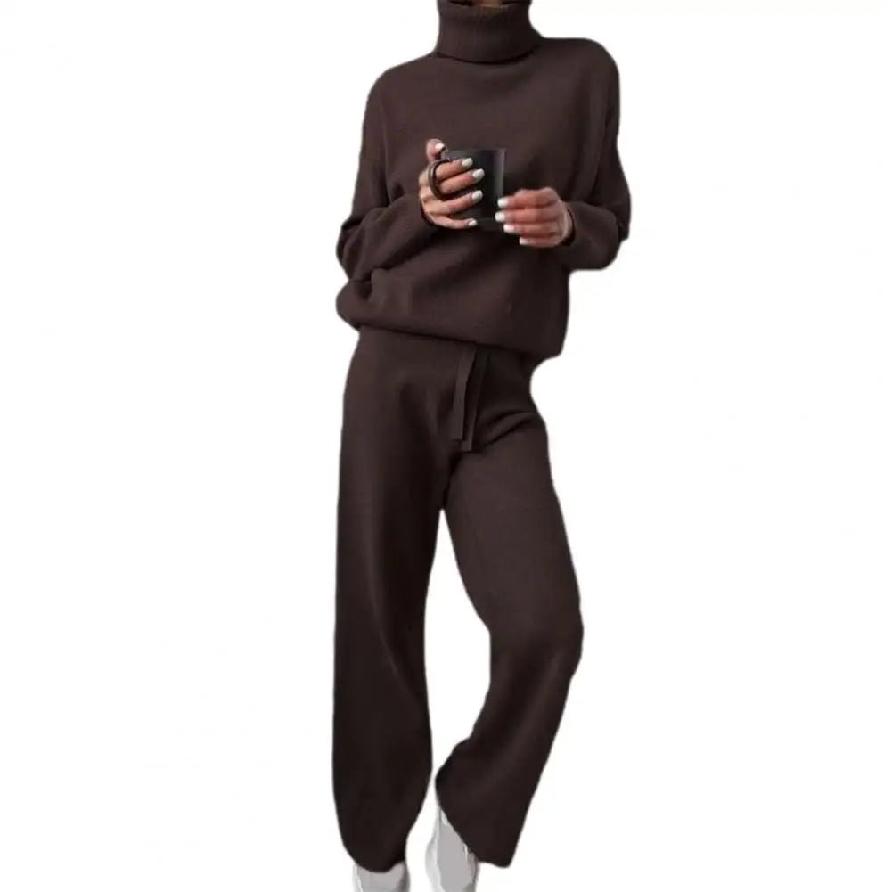 Cozy Winter Knitted Two-Piece Set