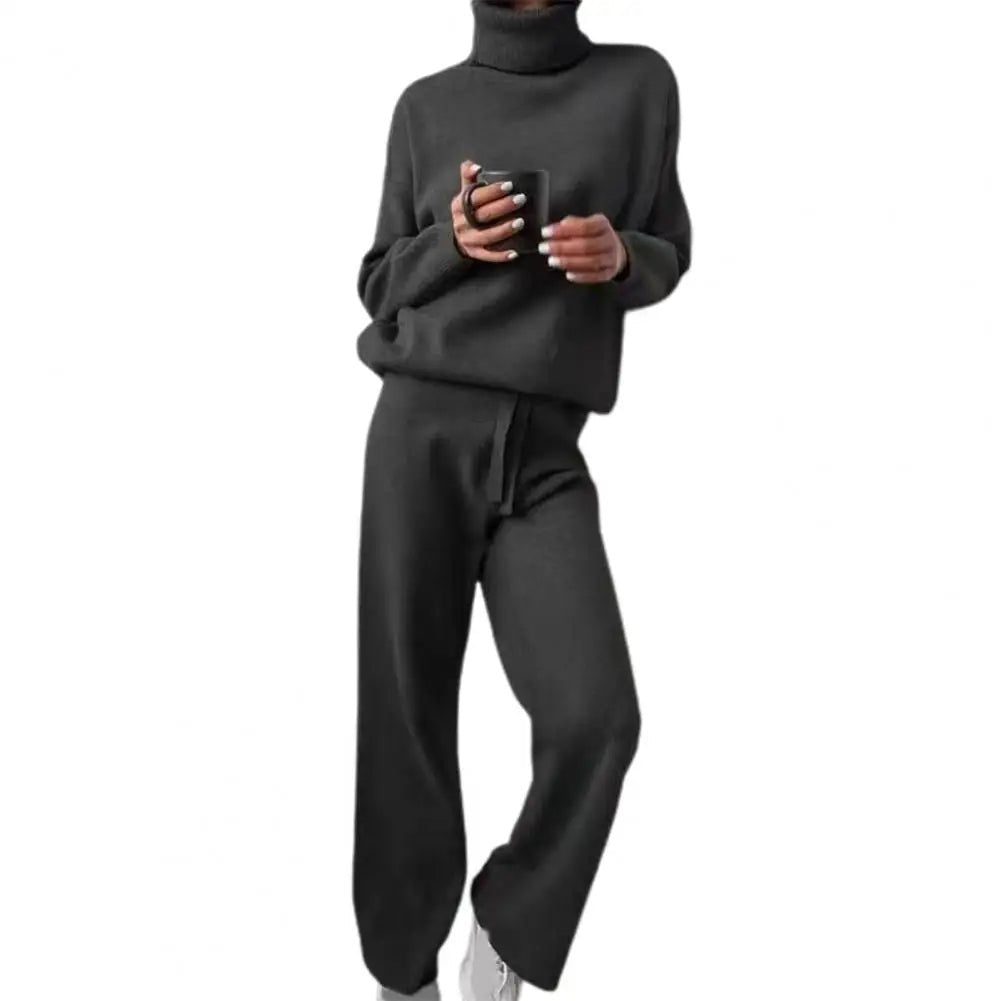 Cozy Winter Knitted Two-Piece Set