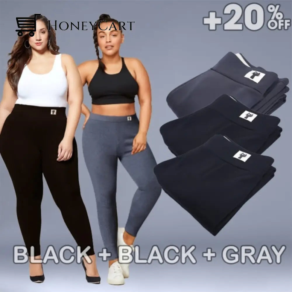 Winter Leggings - Thermal High Waisted Pants For Women