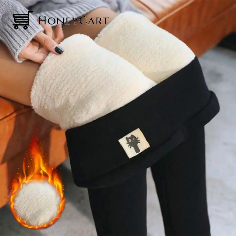 Winter Leggings - Thermal High Waisted Pants For Women
