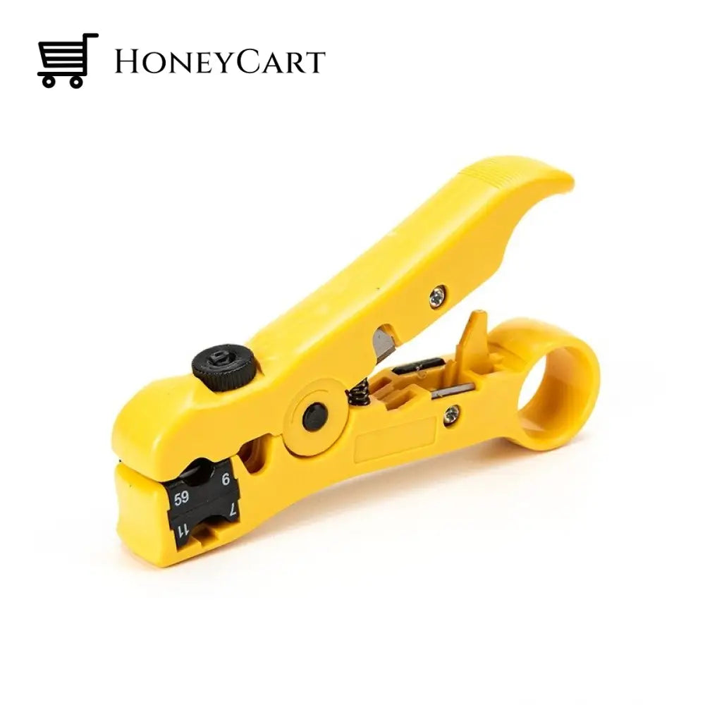 Wire Stripper Cable Cutter Yellow Tools