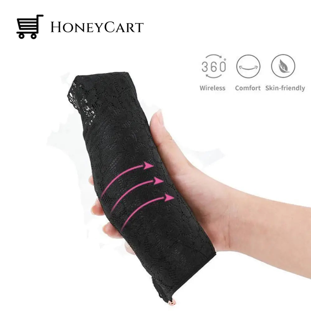 Wireless Front Closure Criss Cross Straps Lace Bras Unterwäsche