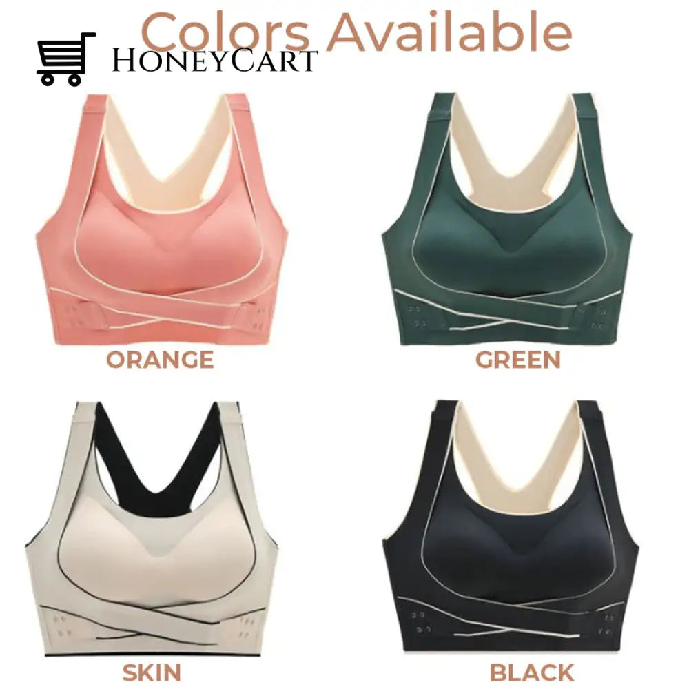 Wireless Lifting Comfy Sports Wear Orange / M(40-50Kg) 2Pcs