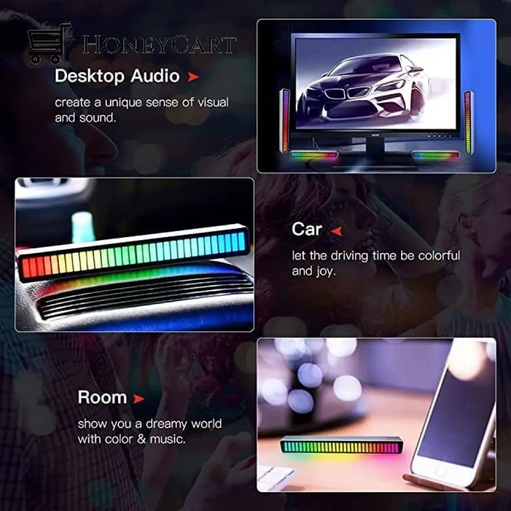 Wireless Sound Activated Rgb Light Bar