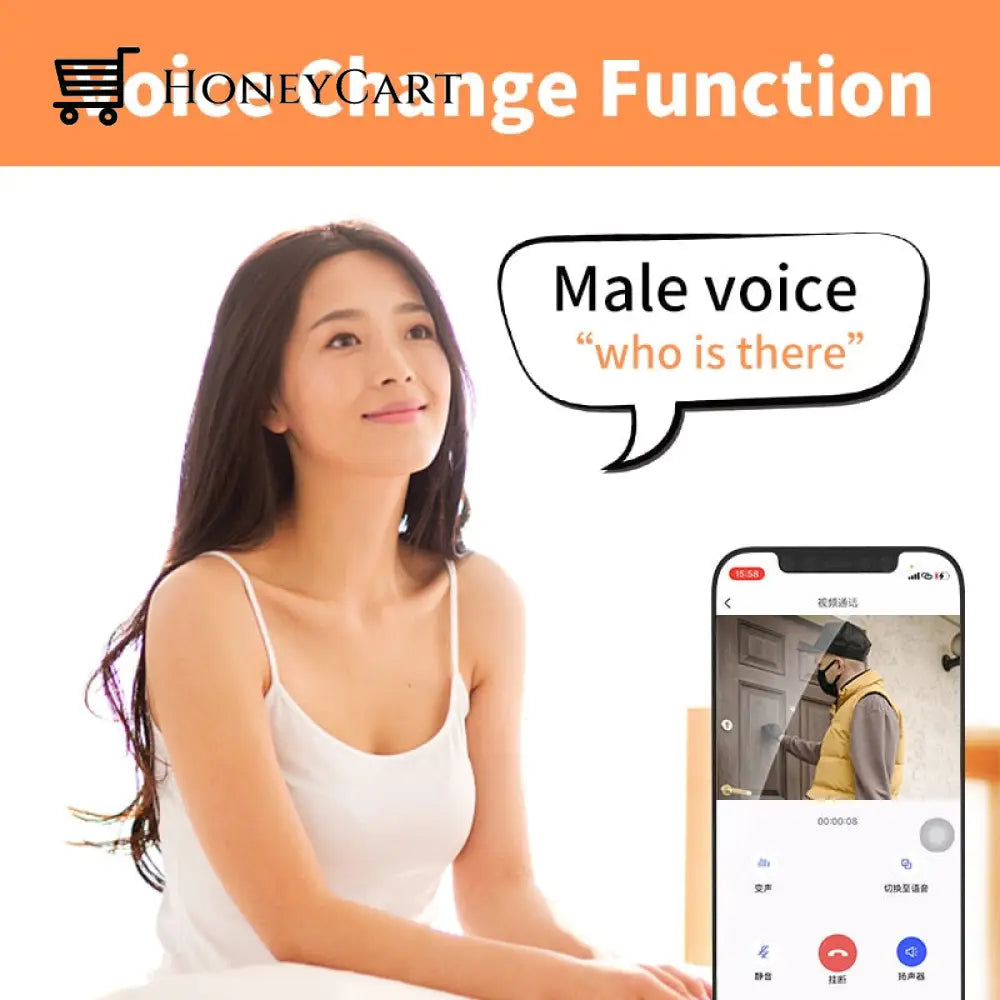 Wireless Video Doorbell With Camera