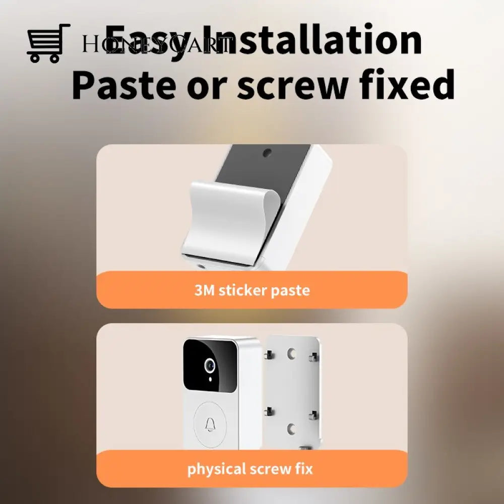 Wireless Video Doorbell With Camera