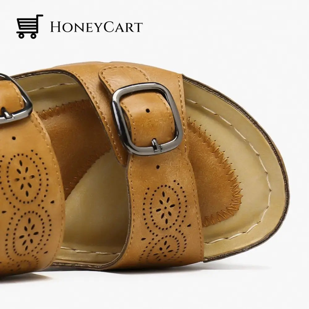 Woman Open Toe Orthopedic Comfy Sandals 4 Colors 2023 Design Shoes &