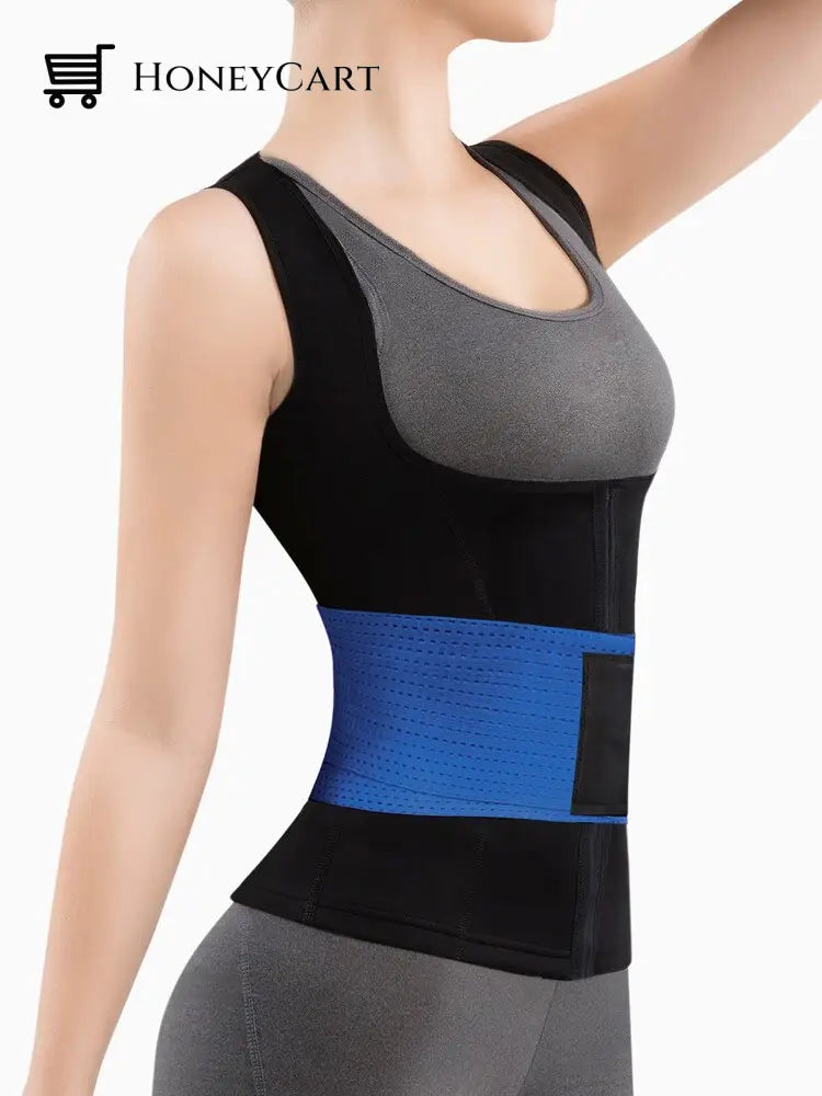 Women Body Shaper Cami Hot Waist Cincher With Trainer Belt