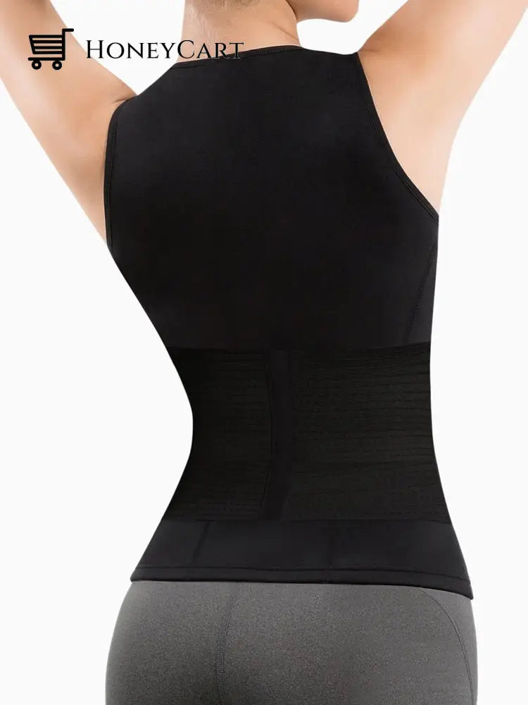 Women Body Shaper Cami Hot Waist Cincher With Trainer Belt