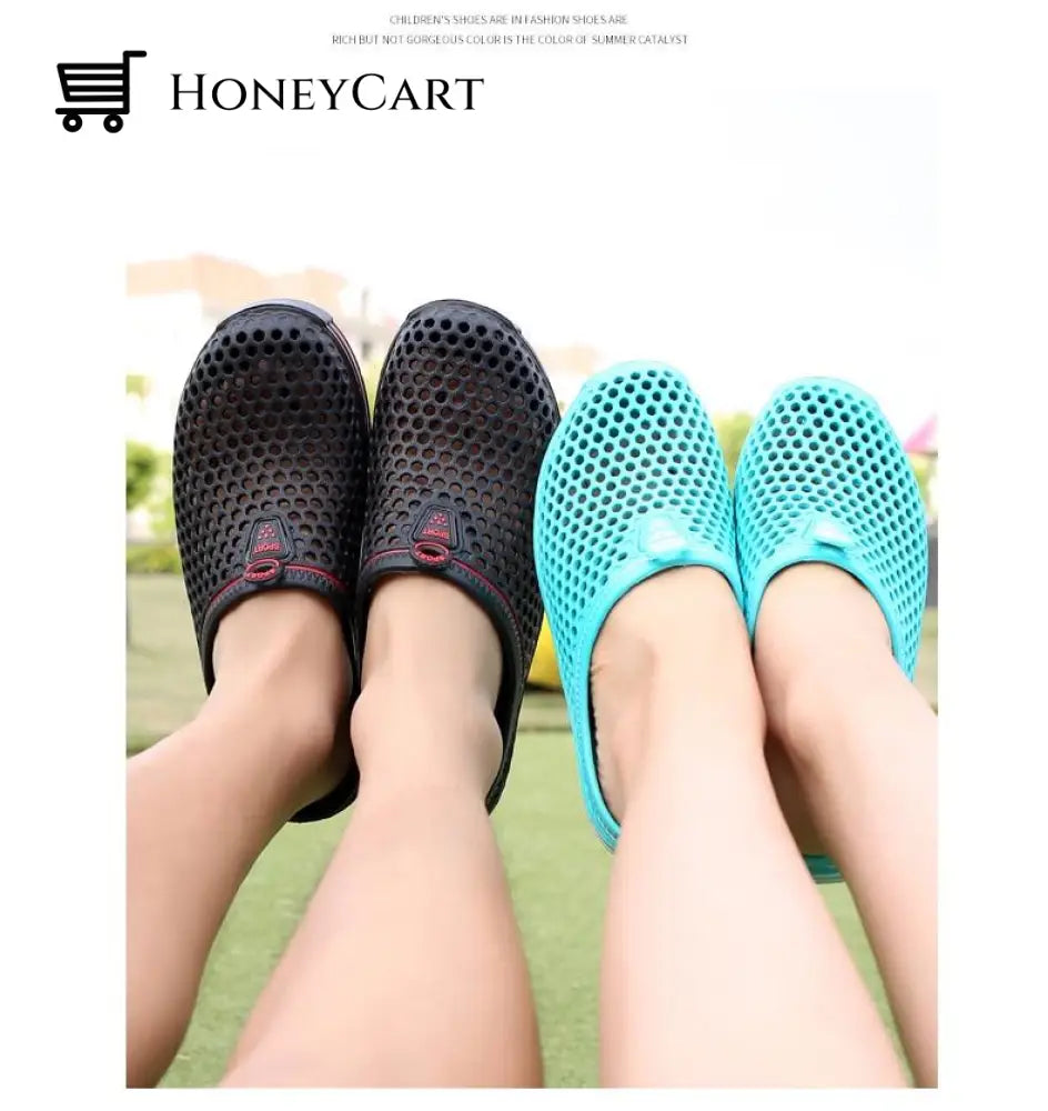 Women Hollow Out Beach Slippers Flip Flops Flip Flops