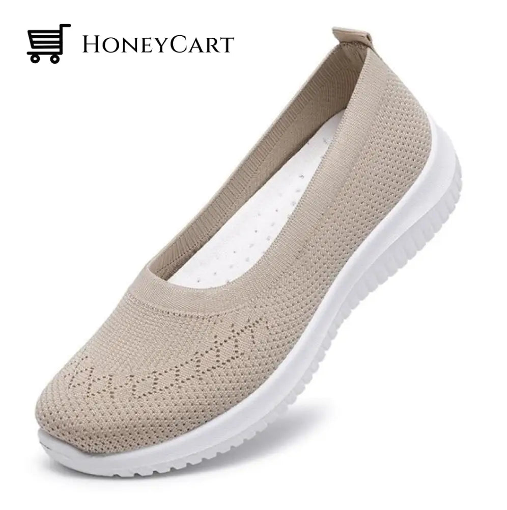 Women Knitted Breathable Casual Mesh Stretch Shoes Orthopedic Bunion Sandals