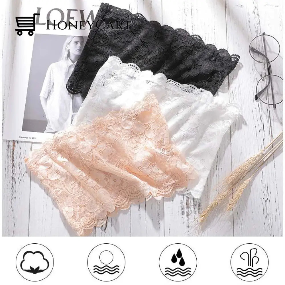Women Lace Tube Bra