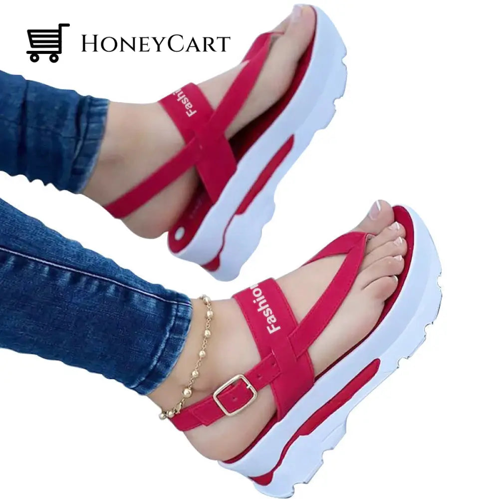 Women Pu Leather Breathable Lightweight Sandals