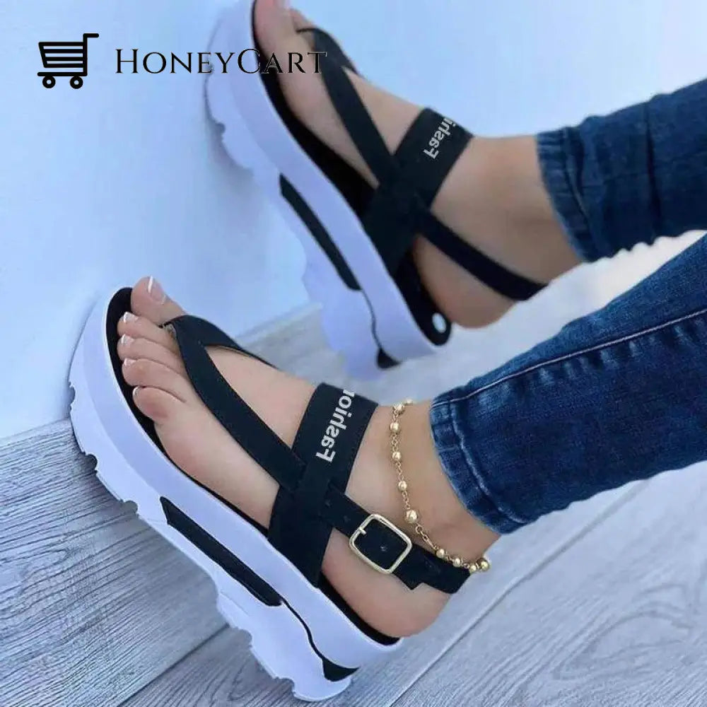 Women Pu Leather Breathable Lightweight Sandals
