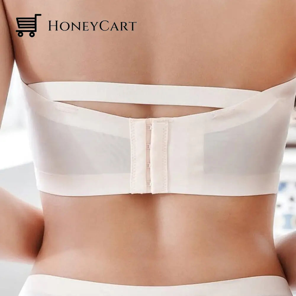 Women Sexy Strapless Bra Invisible Push Up Bras
