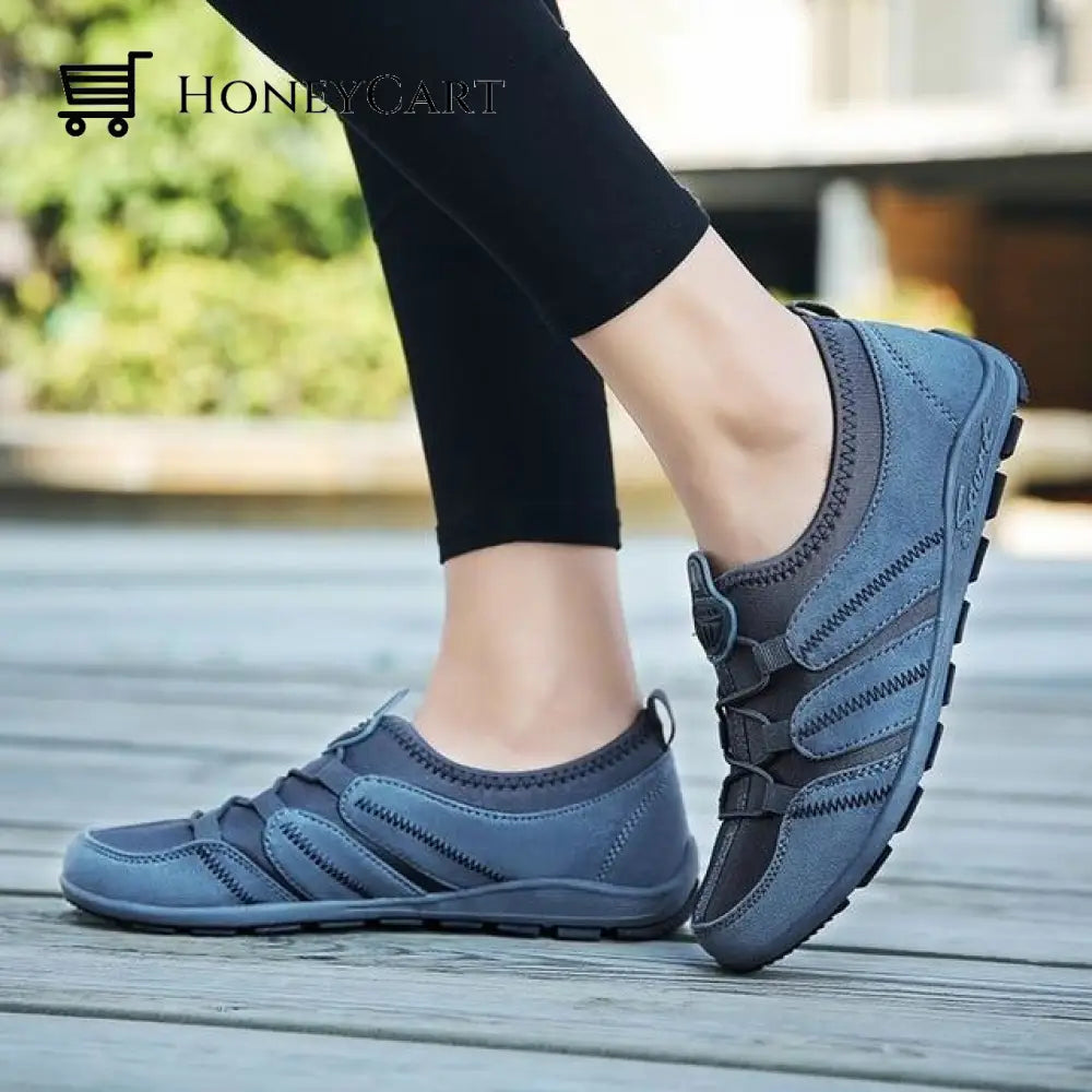 Women Summer Mesh Lightweight Water Sports Shoes Light-Blue / 5 Shoes