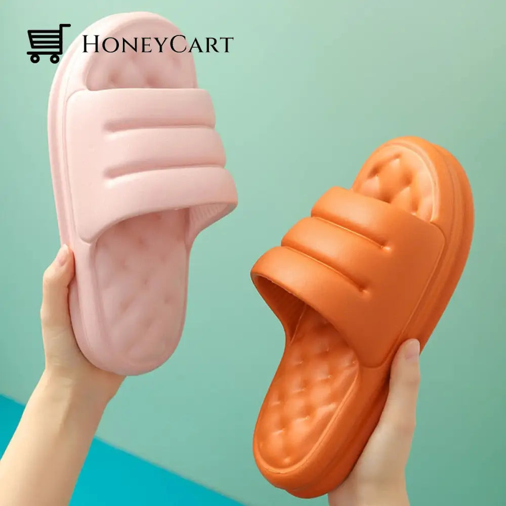 Women Thick Soles Eva Sofa Slides Anti-Slip Indoor Sandals Sandals