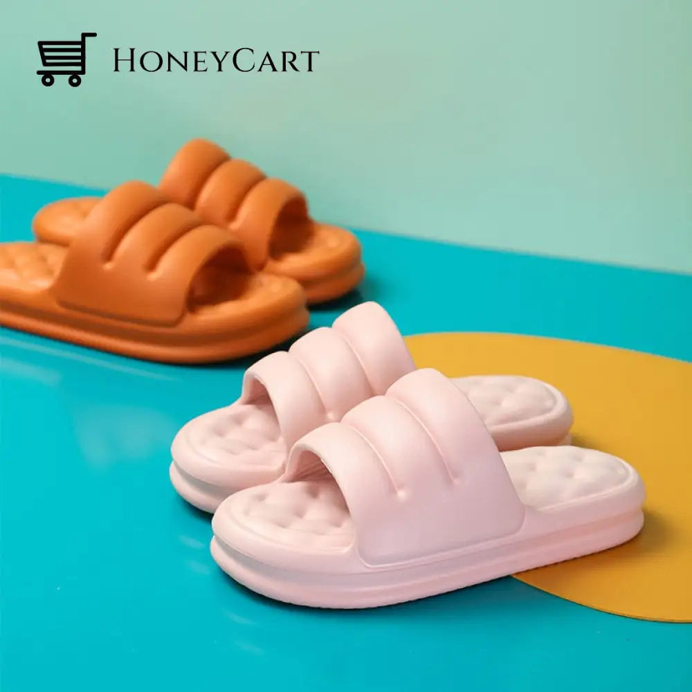 Women Thick Soles Eva Sofa Slides Anti-Slip Indoor Sandals Sandals