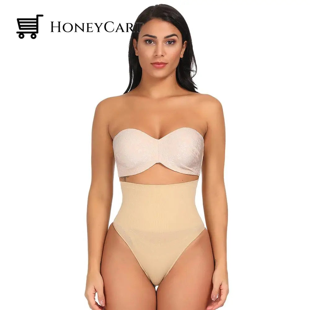 Women Wedding Dress Seamless Pulling Underwear Body Shaper Beige / S Body Shaper